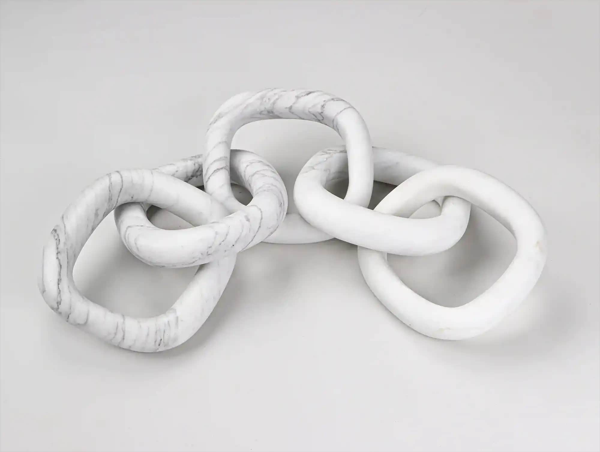 The Chain handmade marble sculpture