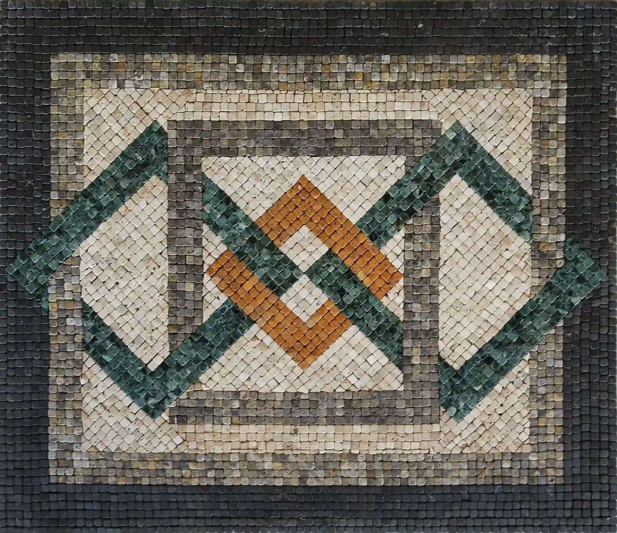 Out of the box handmade marble mosaic (Abstract)