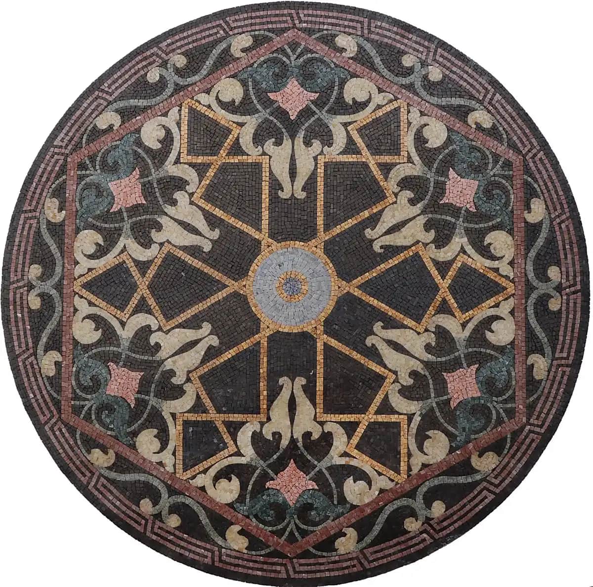 Adrenaline Rush – Mosaic Designs handmade marble mosaic (Geometric)