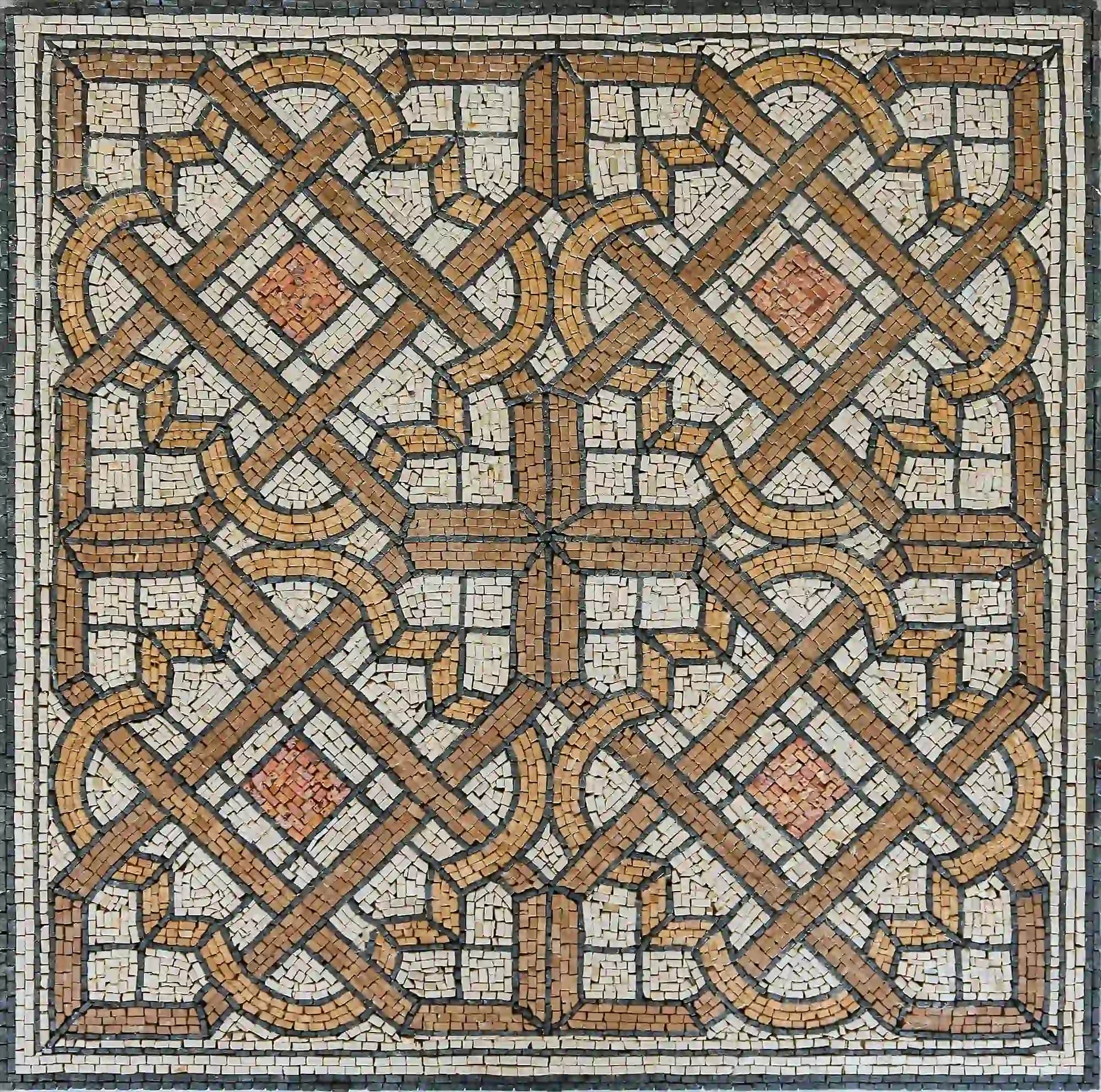 Alice handmade marble mosaic (Geometric)