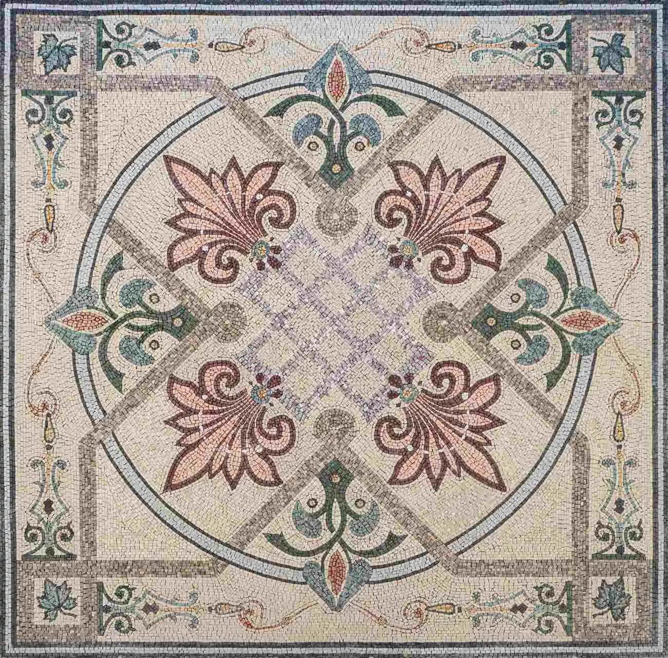 Katherine – Mosaic Designs handmade marble mosaic (Geometric)