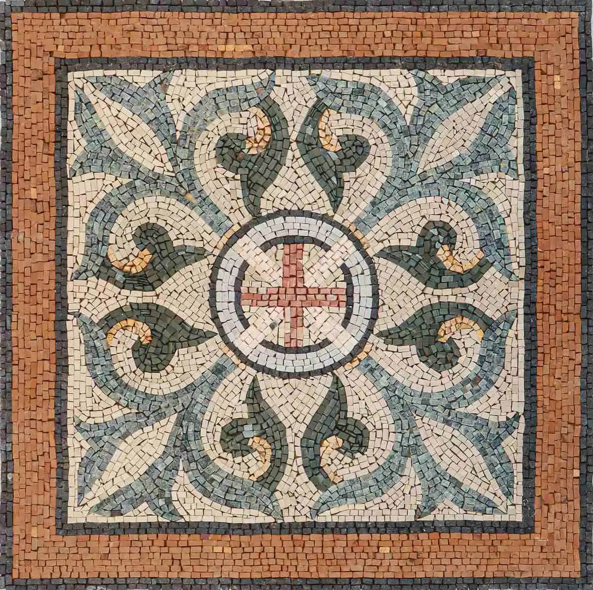 Mirabella 2 – Mosaic Designs handmade marble mosaic (Geometric)