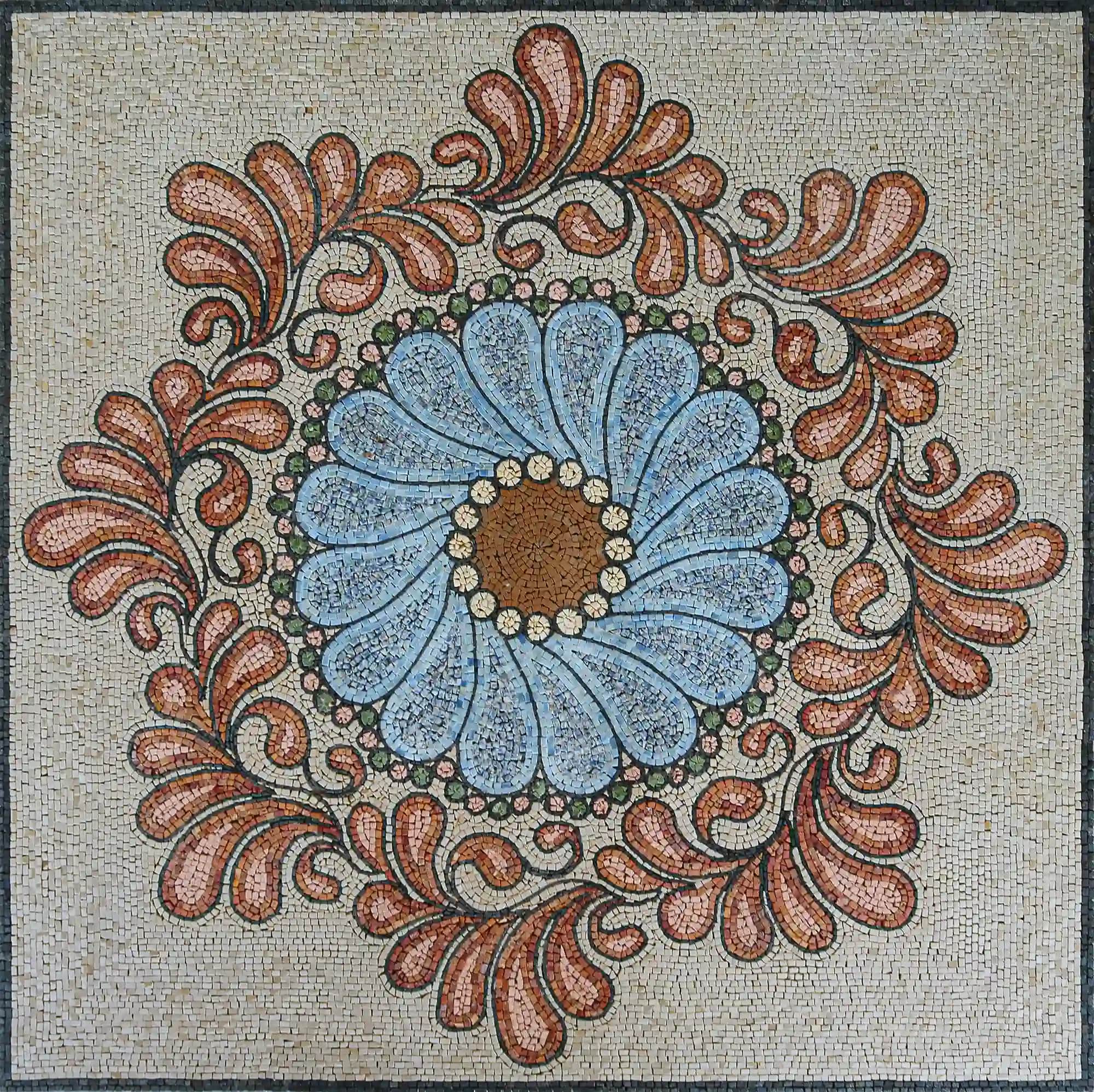 Dance of Nature handmade marble mosaic (Nature)