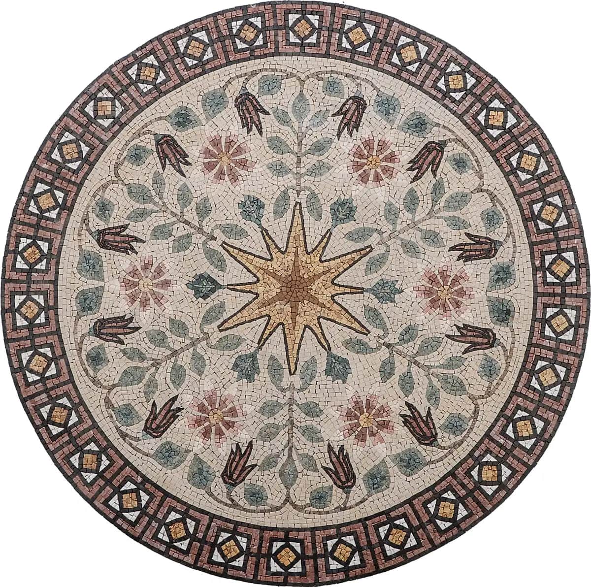 Earthly – Mosaic Designs handmade marble mosaic (Nature)