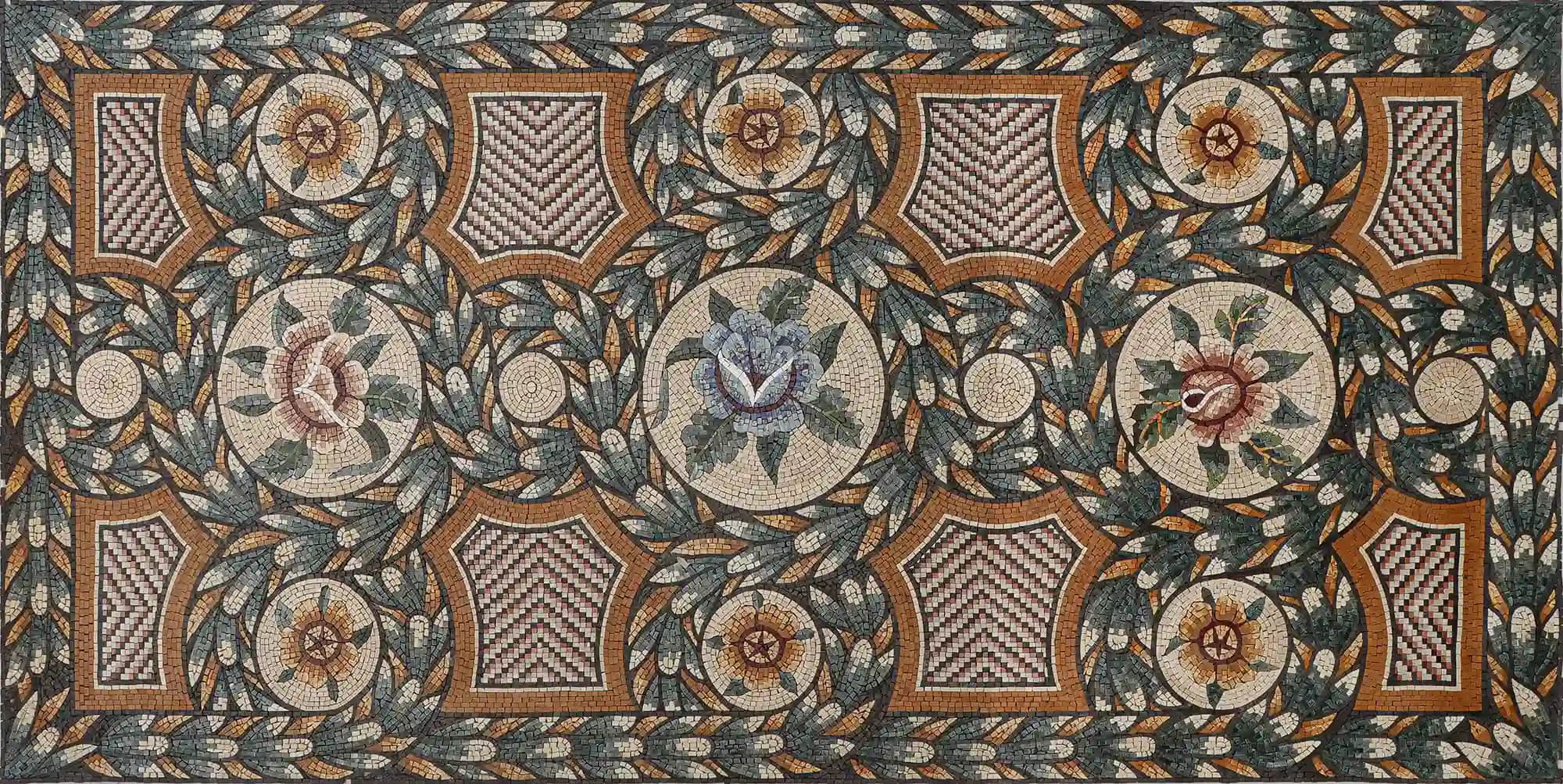 Trail Of Nature handmade marble mosaic (Others)