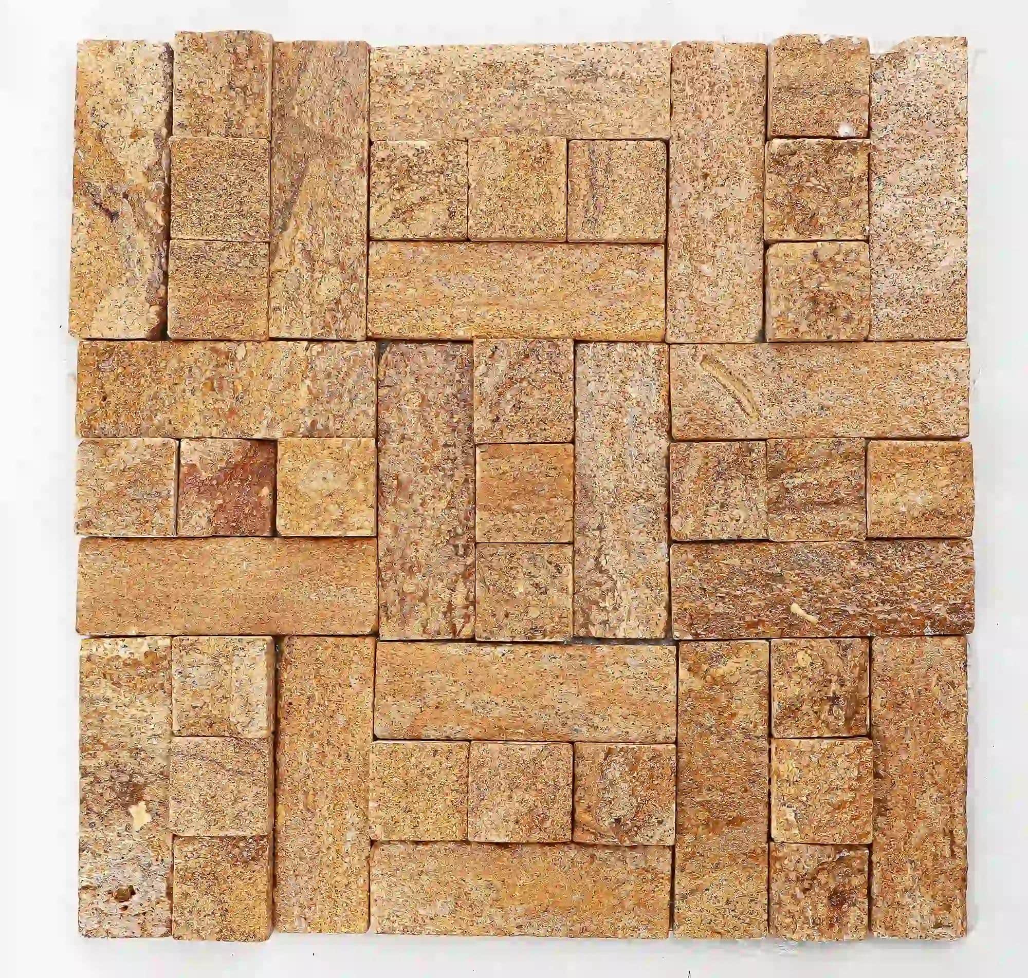 Caramel wall tile in lebanese saghbini stone