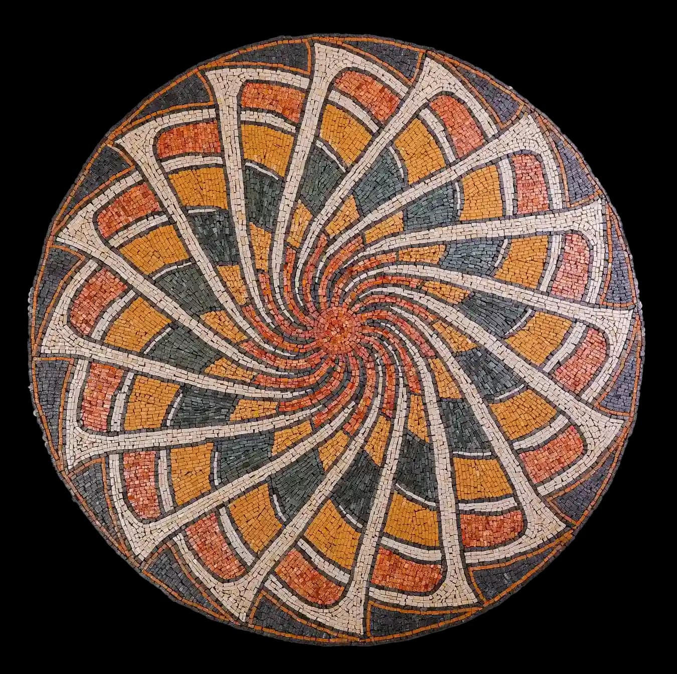 Reflection handmade marble mosaic (Abstract)