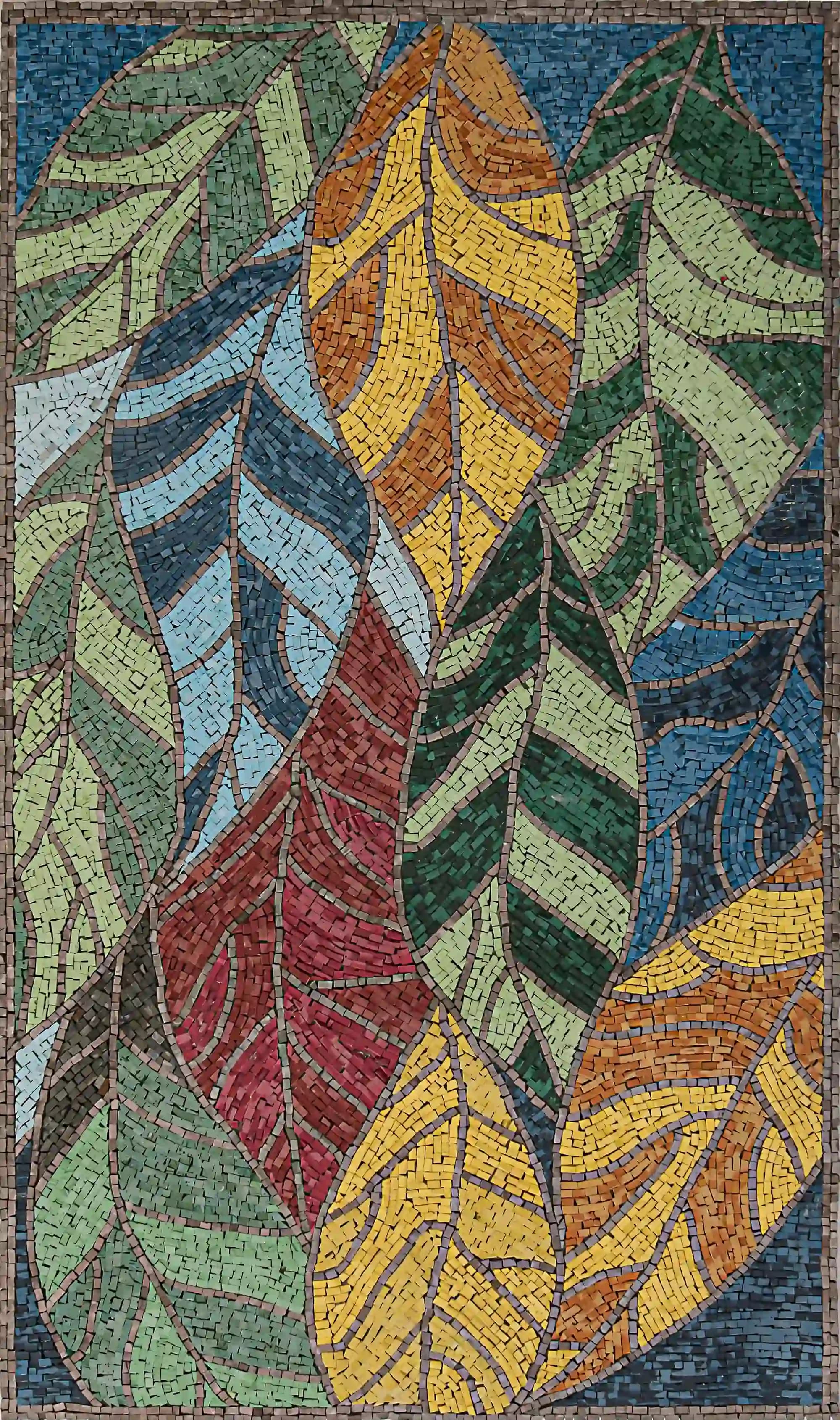 Amazônia handmade marble mosaic (Nature)