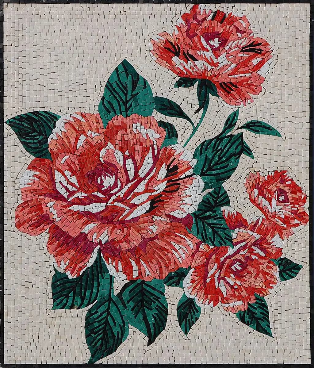 Rouge – Mosaic Designs handmade marble mosaic (Nature)