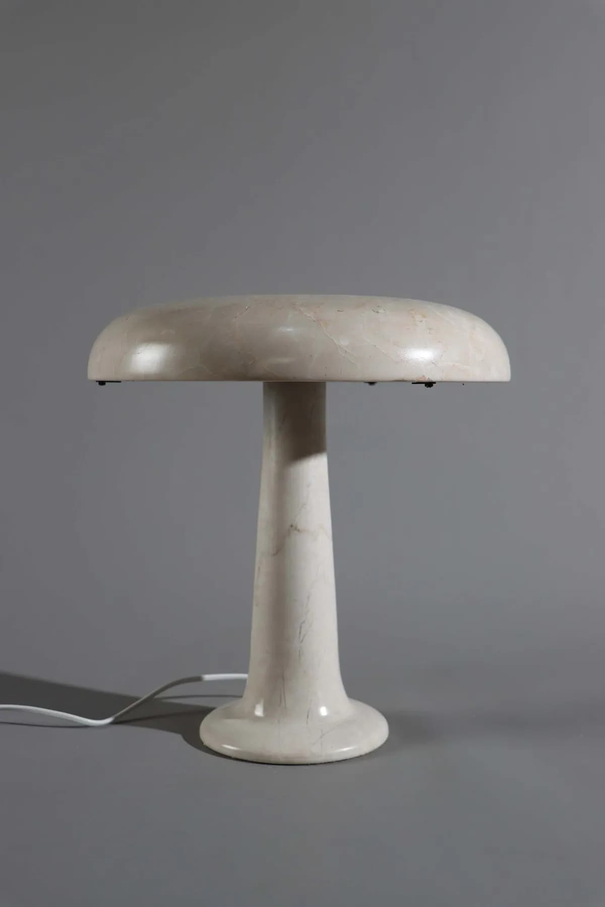 Kimberly marble table lamp in Pure Beige
