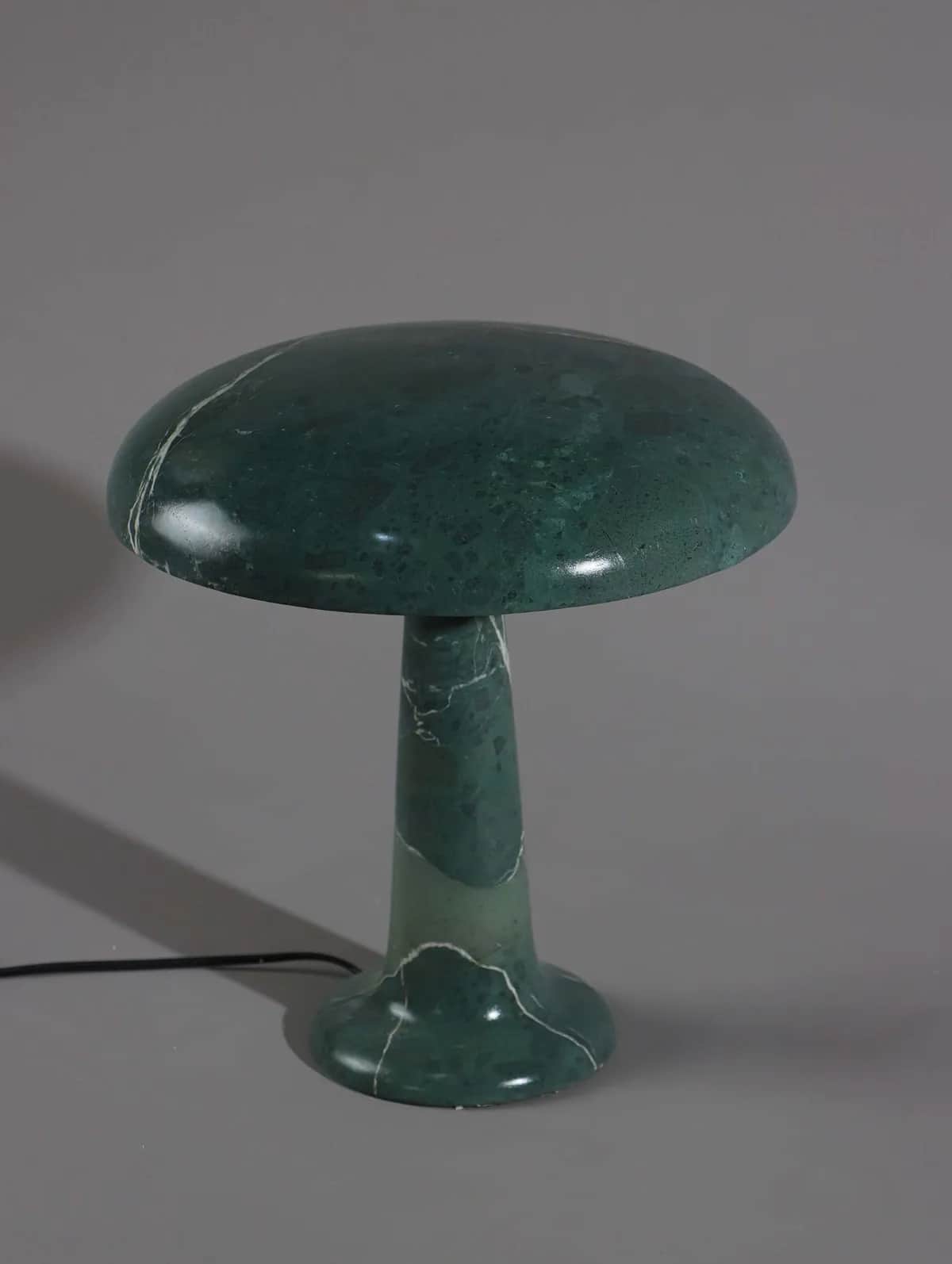 Kimberly marble table lamp in Verde Guatemala