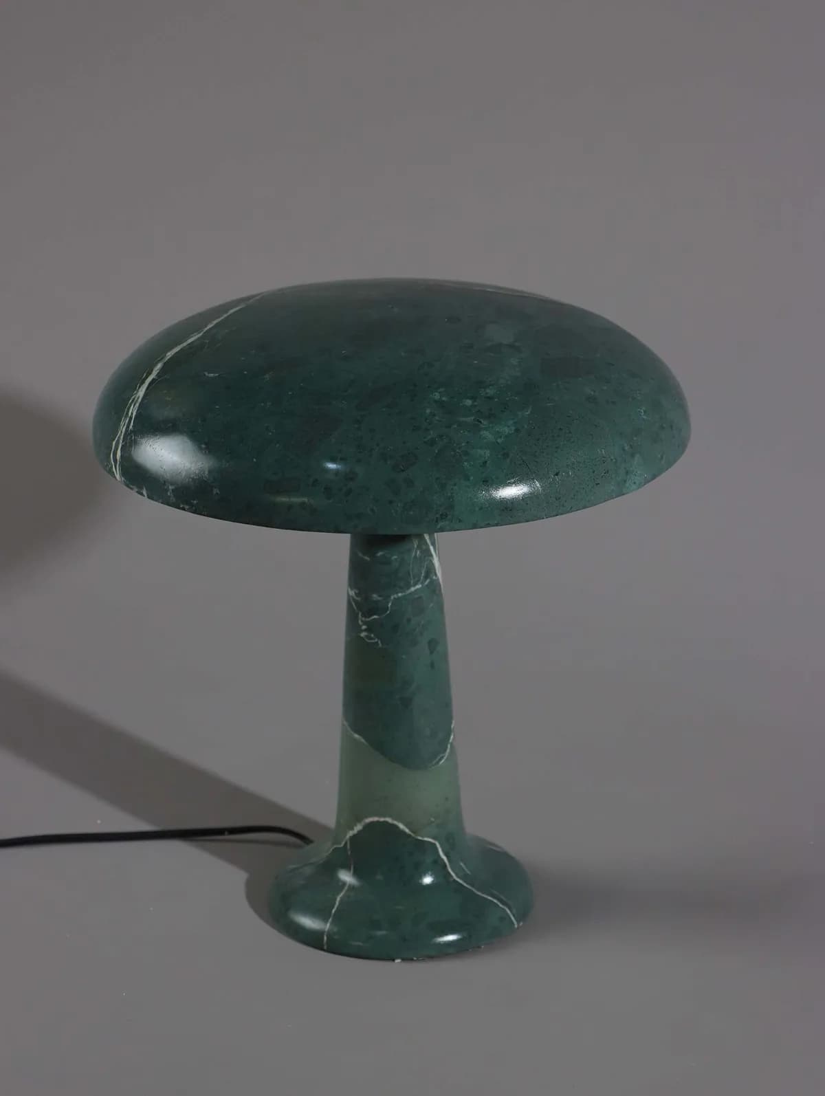 Kimberly marble table lamp in Verde Guatemala